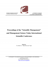 Proceedings of the Scientific Management and Management Science Today International Scientific Conference