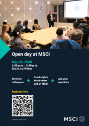 MSCI Open Day Poster