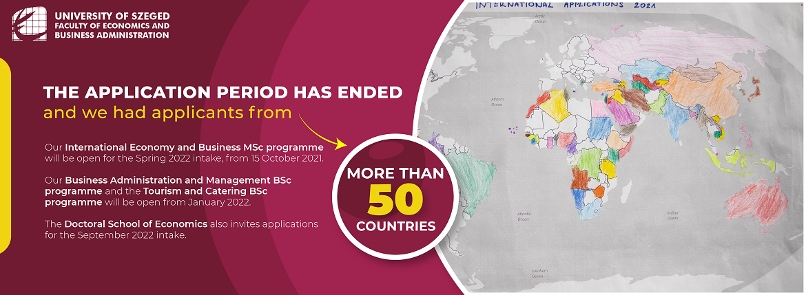 Applicants from more than 50 countries