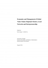Economics and Management of Global Value Chains: Regional Clusters, Local Networks and Entrepreneurship