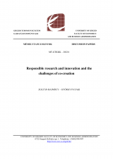 Responsible research and innovation and the challenges of co-creation