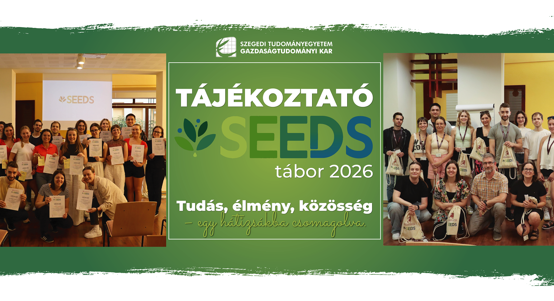 SEEDS tábor tájékoztató SEEDS tábor tájékoztató